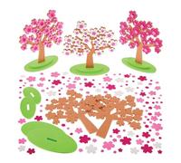 Baker Ross FX950 Kit arbre à fleurs de printemps - Lot de 3, kits de bricolage de printemps pour les enfants