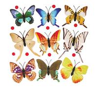 Baker Ross FX961 Papillons 3D autocollants - paquet de 30, papillons décoratifs pour l'artisanat