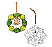 Baker Ross Guirlandes Attrape Soleil d'Automne - Lot de 3, Activites Manuelles pour Enfants (FX150)