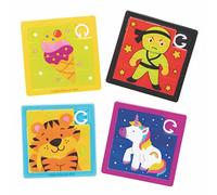 Baker Ross Jeux à glisser assortis (Paquet de 8) - Mini jouets pour enfants