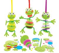 Baker Ross Jeux de Grenouilles à Empiler - Lot de 6, Loisirs Créatifs pour les Enfants (AT611)
