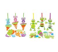 Baker Ross Jeux de Grenouilles à Empiler - Lot de 6, Loisirs Créatifs pour les Enfants (AT611)