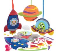 Baker Ross Kit de couture FE671 Système solaire - Lot de 3 kits de couture pour enfants, activités créatives pour enfants, idéal pour les projets d'art et d'artisanat