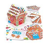 Baker Ross Kit de maisons en pain d'épice en mousse (Paquet de 2) - Loisir créatifs pour enfants et adultes