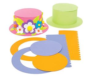 Baker Ross Kits de chapeaux hauts formes à créer pour les enfants à concevoir, décorer et porter (pack de 4)