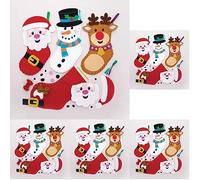 Baker Ross Kits de Couture Chaussettes de Noël (Paquet de 3) - Loisirs créatifs festifs pour Enfants AT189 (Lot de 5)