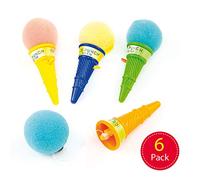 Baker Ross Lance-Balles Poisson en Mousse pour Enfant - Jouets Parfaits pour Les Pochettes-Surprises des Enfants (Lot DE 6)