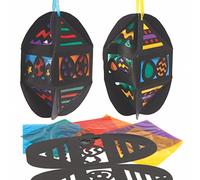 Baker Ross Lanternes à Effet Vitrail motif Oeufs de Paques - Lot de 4, Activités Manuelles pour Enfants (AX758)