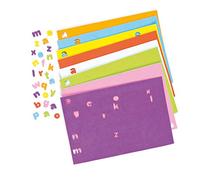 Baker Ross Lettres minuscules de l'alphabet en mousse autocollantes (lot de 1100) - Matériel créatif pour enfants et adultes
