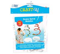 Baker Ross Lot de 10 Serpent en Spirale Mobile à Suspendre et à colorier