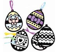 Baker Ross Lot de 15 œufs de Pâques en feutre pour enfants (FC507)