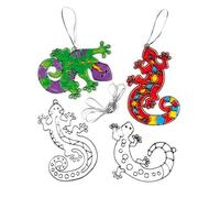 Baker Ross Lot de 6 Attrape-Soleils Gecko - Loisirs créatifs printaniers EF619