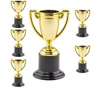 Baker Ross Lot de 6 Mini Trophées Dorés - Idéal comme cadeau de remise de prix