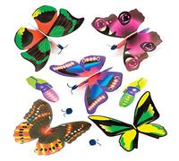 Baker Ross Lot de 6 Planeurs Papillons à assembler - Recommandé aux amateurs d'insectes