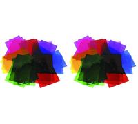 Baker Ross Lot de 72 Feuilles Loisirs Colorées en Cellophane - Idéal pour les loisirs créatifs, a4