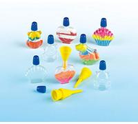 Baker Ross Lot de 8 Mini Bouteilles de Formes variées à remplir de Sable - Idéal comme Cadeau à Offrir