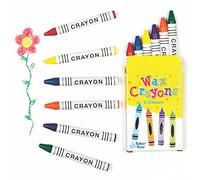 Baker Ross Lot de 8 mini craies de cire pour fournitures artistiques et artisanales pour enfants et fournitures scolaires