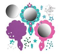 Baker Ross Ltd AW604 Kit de Miroir Sirène Assorti, Coloris Assortis