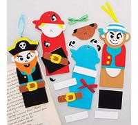 Baker Ross Marque Pages motif Pirate - Lot de 6, Loisirs Créatifs pour les Enfants (FE317)