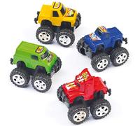 Baker Ross Mini-chariots à remonter "Monster-Trucks"(5 pièces - Assorties)