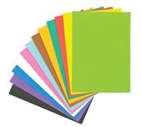 Baker Ross Pack Économique de 18 Feuilles colorées en Mousse EV4072, coloris assortis