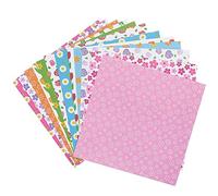 Baker Ross Papier Coloré motif Fleurs - Lot de 48, Papier Loisirs Creatifs (FC746)