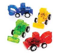 Baker Ross Pelleteuses de course à remonter (lot de 6) - Petits jouets parfaits pour les pochettes-surprises