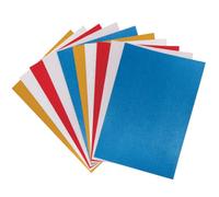 Baker Ross PJ104 Paquet de cartes pailletées A4 rouge, blanc et bleu - Lot de 20, Fête Nationale Fournitures pour les arts et l'artisanat