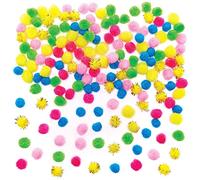 Baker Ross Pom Poms motif Fées - Lot de 200, Activites Manuelles pour Enfants (FC549)