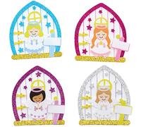Baker Ross Portes de Fées motif Ange - Lot de 4, Kit Creatif Enfant (FX276)