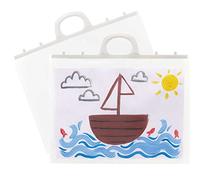 Baker Ross Sac Plastique Poignée format A3 - Lot de 2, Fourniture Art Enfants (FC921)