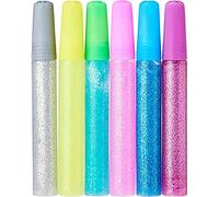 Baker Ross Stylos à Colle Paillettes aux Couleurs Licorne - Lot de 24, Fournitures Artistiques pour les Enfants (FC319)