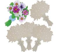Baker Ross VC105 Bouquets en bois Nature Trail - Lot de 5, bricolages pour présenter des fleurs