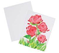Baker Ross VC195 Papier texturé effet toile 280 g/m² - Lot de 10, feuilles de dessin effet toile