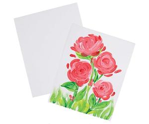 Baker Ross VC195 Papier texturé effet toile 280 g/m² - Lot de 10, feuilles de dessin effet toile