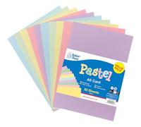 Baker Ross VC262 Carton A5 pastel 200 g/m² - Lot de 30, Carton A5 pastel pour loisirs créatifs