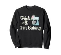 Baker Sassy Mélangeur de Cuisine Humoristique Motif Floral Sweatshirt