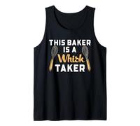 Baker Whisk Taker Funny Baking Pun Humour Graphic Débardeur