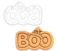 BAKERLOGY Emporte-pièce Chapeau de Sorcière BOO - Halloween | Biscuits mignons et effrayants, chapeau de sorcière BOO, fête Halloween, pâtisserie d’automne, cake toppers, cadeaux