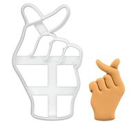 BAKERLOGY Emporte-pièce Coeur de doigt - Conception détaillée d'emporte-pièces pour la pâtisserie et l'artisanat, adaptée au fondant, à la pâte, à l'argile