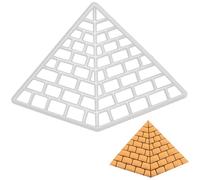 BAKERLOGY Emporte-pièce Grande Pyramide de Gizeh pour Biscuit et Fondant | Grande pyramide de Gizeh pour biscuits et fondant, idéale pour Égypte antique, histoire, pharaons et pâtisserie créative.