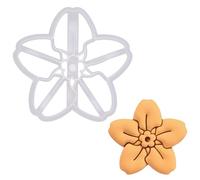 BAKERLOGY Emporte-pièce Ne m'oubliez pas Fleur (Myosotis) - Conception détaillée d'emporte-pièces pour la pâtisserie et l'artisanat, adaptée au fondant, à la pâte, à l'argile