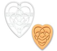 BAKERLOGY Emporte-pièce Nœud Celtique de la Maternité (Style 1) - Symbole d’Amour Maternel pour Fête des Mères, Baby Shower, Grossesse & Héritage Celtique