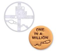 BAKERLOGY Emporte-pièce One in a Million - Baby Shower & Annonce de Grossesse pour Biscuits de Célébration