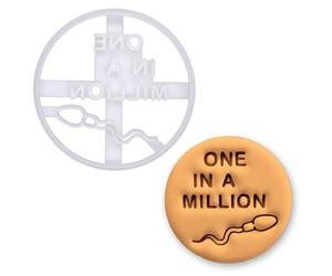 BAKERLOGY Emporte-pièce One in a Million - Baby Shower & Annonce de Grossesse pour Biscuits de Célébration