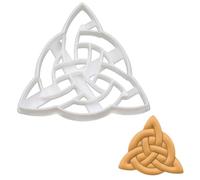 BAKERLOGY Emporte-pièce Triquetra Celtique pour Biscuits, Sablés et Fondant | Triquetra celtique pour biscuits, sablés et fondant, idéale pour mariage, tradition celtique, paganisme, Wicca et décoration.