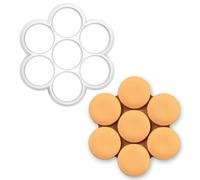 BAKERLOGY Emporte-pièce Œuf de Vie, Motif de Géométrie Sacrée pour Biscuits, Pâte à Sucre et Argile, Thème Méditation et Spiritualité