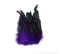 BakerMiche 100pcs Plumes de Faisan, Confortables et Douces Plumes de Faisan 14-20cm Plume Artificielle Plumes de Faisan pour Artisanat Bricolage Décoration Costume Prop Décoration Pourpre