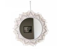 BakerMiche Boho soleil miroir Art déco macramé frange miroir rond ornement pour décoration murale maison chambre salon décor