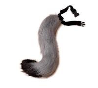 BakerMiche Furry Tail Cosplay Costumes Fausse Fourrure Longue Queue de Renard Super Doux Moelleux Queue de Renard Déguisements pour Adolescents Adultes Halloween Jeu de Rôle Fête